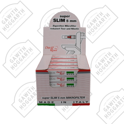 DAVID ROSS 5mm MINI FILTERS (Box 24)