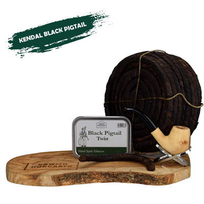 KENDAL BLACK PIGTAIL TWIST 50G TIN