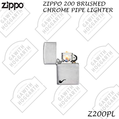ZIPPO PIPE LIGHTER BRUSHED CH.