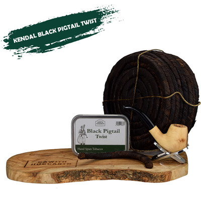 KENDAL BLACK PIGTAIL TWIST 50G TIN