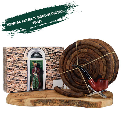KENDAL EXTRA 'S' BROWN PIGTAIL TWIST (250g)