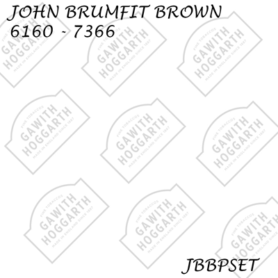 Set of 6 JOHN BRUMFIT BROWN PIPES 6160 - 7366