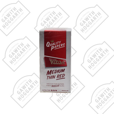 RIZLA REGULAR RED PAPERS (100)