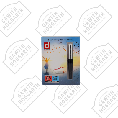 DENICOTEA BLK/SILV CIG HOLDER 253 (each)