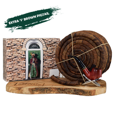 EXTRA 'S' BROWN PIGTAIL TWIST (250g)