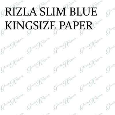 RIZLA SLIM BLUE KINGSIZE PAPER (50)