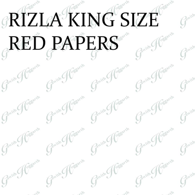 RIZLA KING SIZE RED PAPERS (50)