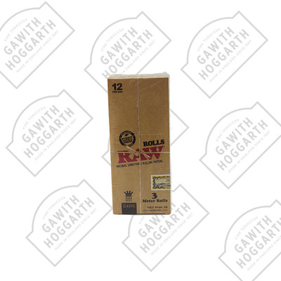 RAW KINGSIZE ROLLS (12)