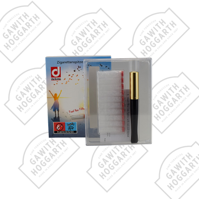 DENICOTEA BLK/GOLD CIG HOLDER 252 (each)