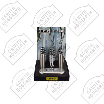 CLIPPER METAL FLINT LIGHTER - SILVER (12)