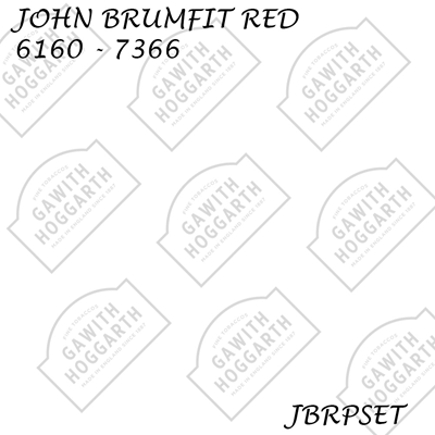 Set of 6 JOHN BRUMFIT RED PIPES 6160 - 7366