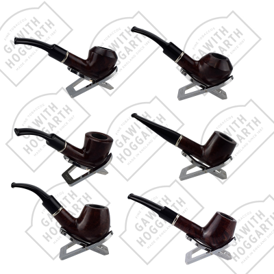 Set of 6 JOHN BRUMFIT BROWN PIPES 6160 - 7366