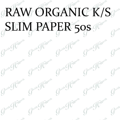 RAW ORGANIC KINGSIZE SLIM PAPER (50)