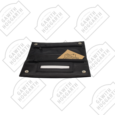 BLACK LEATHER HR TOBACCO POUCH (Each)