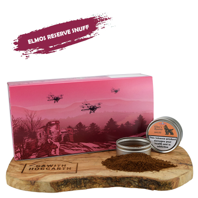 SG SNUFF ELMOS RESERVE LARGE TIN (Box 16)