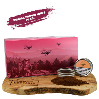 SG SNUFF PLAIN KB (KENDAL BROWN) LARGE TIN (Box 16)