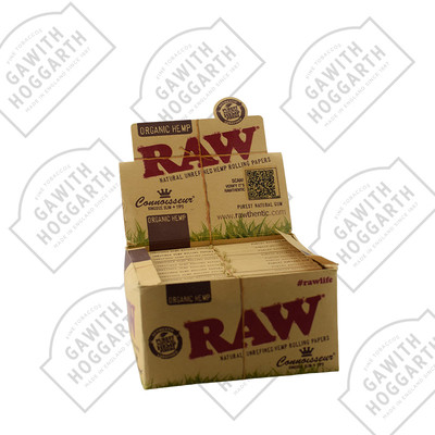 RAW ORGANIC KINGSIZE PAPERS & TIPS (24)