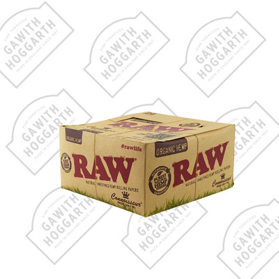 RAW ORGANIC KINGSIZE PAPERS & TIPS (24)